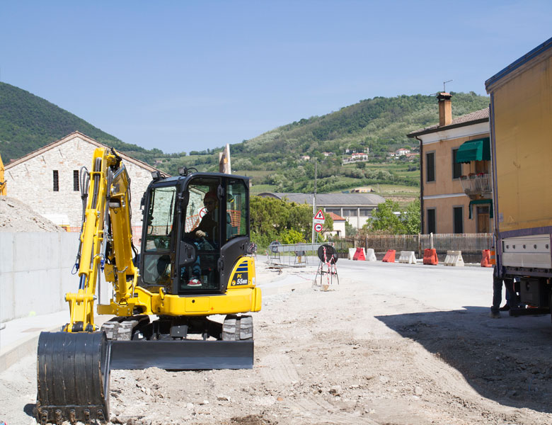 Мини-экскаваторы Komatsu PC55MR-5E0 36482