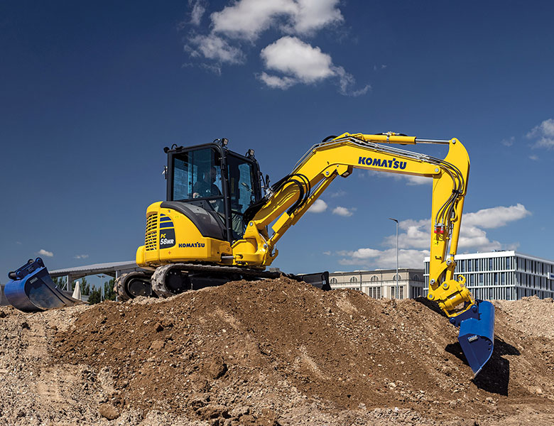 Мини-экскаваторы Komatsu PC58MR-5E0 36477