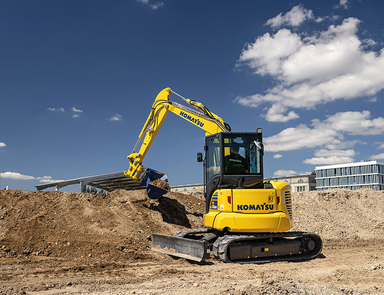 Мини-экскаваторы Komatsu PC58MR-5E0 36478