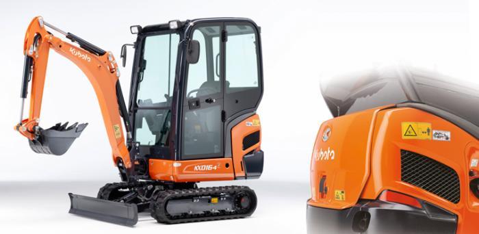 Мини-экскаваторы Kubota KX 016-4 G 40108