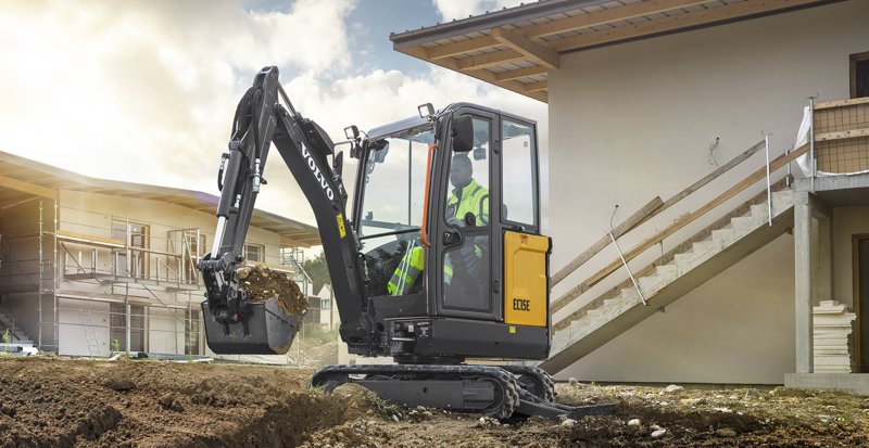 Мини-экскаваторы Volvo EC15E 40391