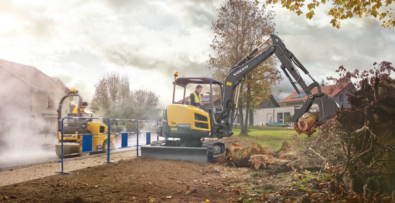 Мини-экскаваторы Volvo ECR40D 40381