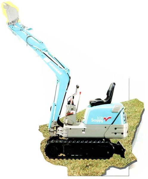 Мини-экскаваторы Yanmar B 08 R 36439