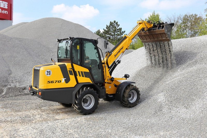 Мини фронтальный погрузчик Schäffer 5670 T 44135