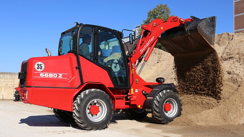 Мини фронтальный погрузчик Schäffer 6680 Z 44131
