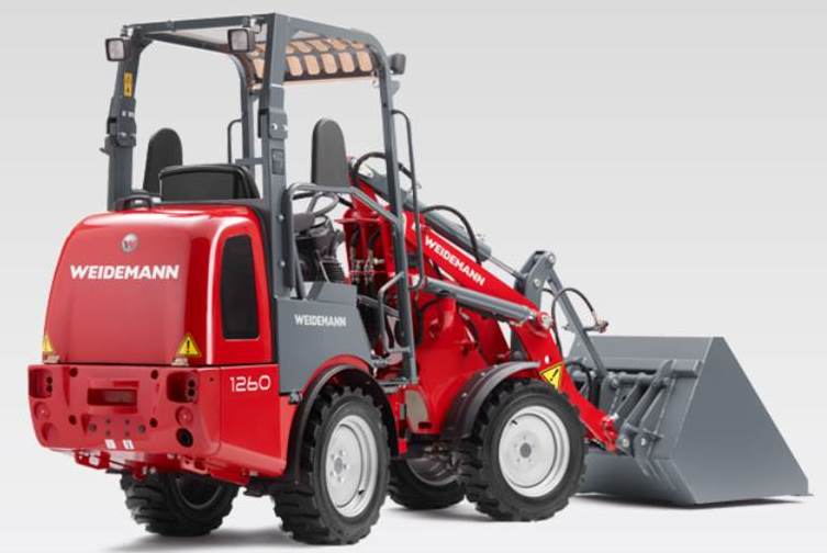 Мини фронтальный погрузчик Weidemann 1260 79727