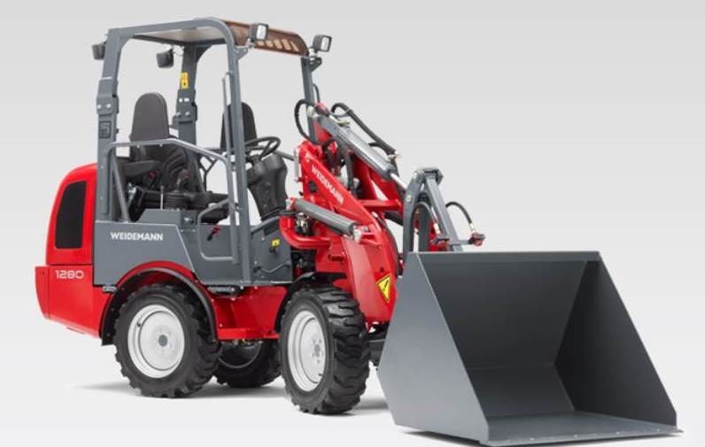 Мини фронтальный погрузчик Weidemann 1280 79758