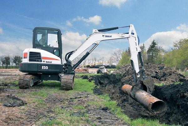 Мобильные экскаваторы Bobcat E55 73078