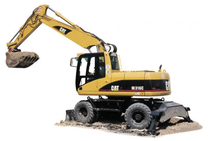 Мобильные экскаваторы Caterpillar M 316 C VAH 72959