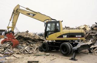 Мобильные экскаваторы Caterpillar M 318 C Mono 72935