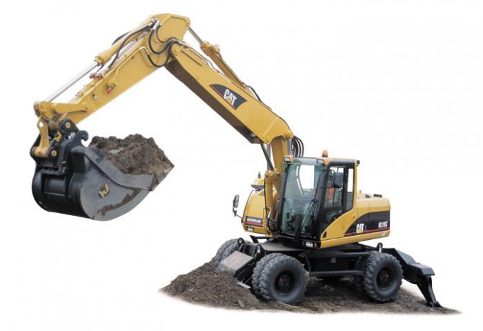 Мобильные экскаваторы Caterpillar M 318 C Mono 72937