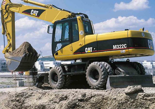 Мобильные экскаваторы Caterpillar M 322 C Mono 39976