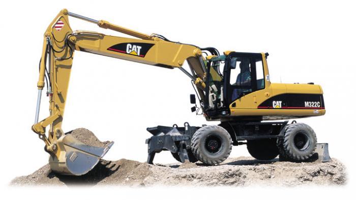 Мобильные экскаваторы Caterpillar M 322 C VAH 39988