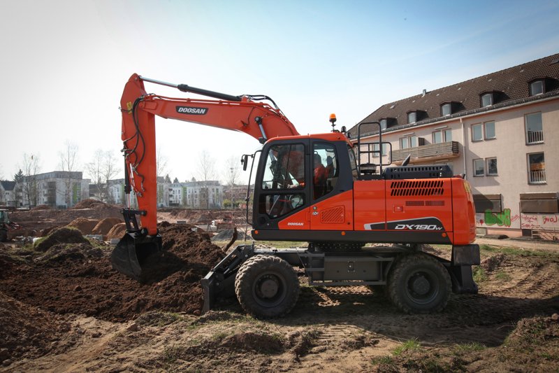 Мобильные экскаваторы Doosan DX190W-3 73105