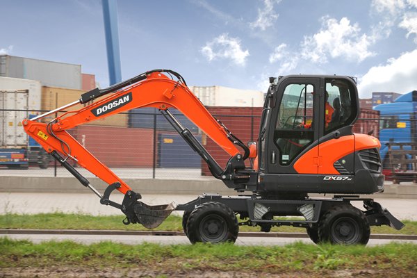 Мобильные экскаваторы Doosan DX57W 73137