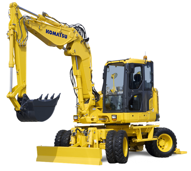 Мобильные экскаваторы Komatsu PW118MR-8 73164