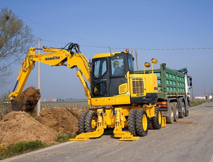 Мобильные экскаваторы Komatsu PW118MR-8 73167