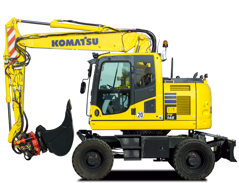 Мобильные экскаваторы Komatsu PW148-10 73204