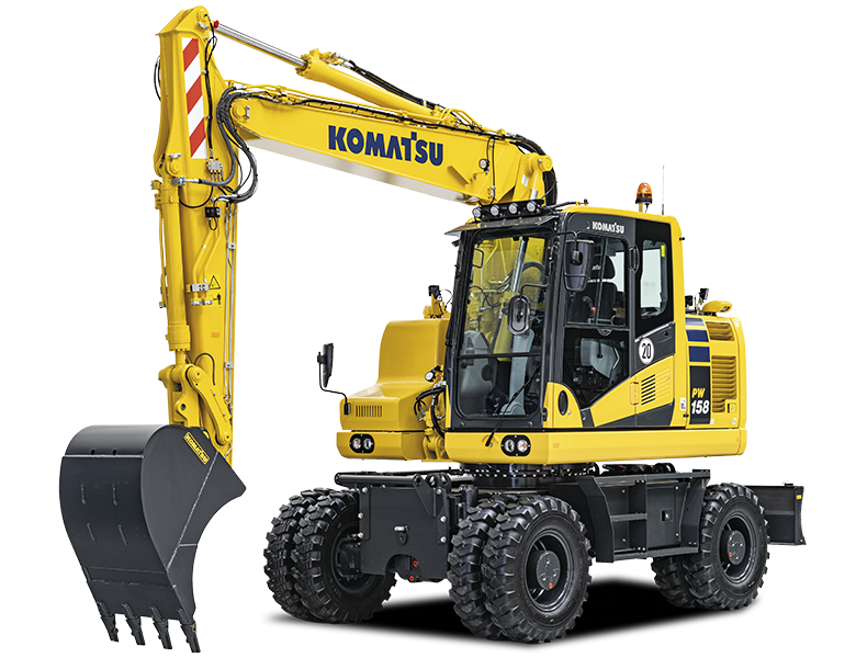 Мобильные экскаваторы Komatsu PW158-11 40013