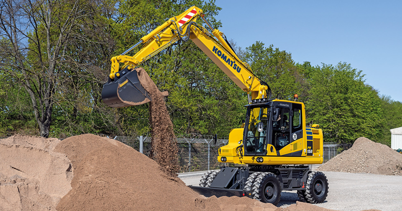 Мобильные экскаваторы Komatsu PW158-11 40014