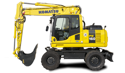 Мобильные экскаваторы Komatsu PW160-8 73194