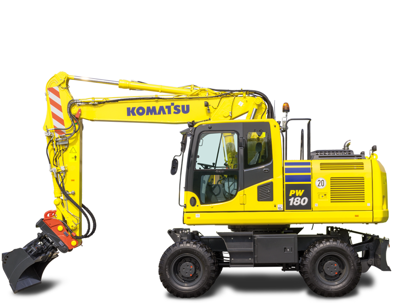 Мобильные экскаваторы Komatsu PW180-10 40015