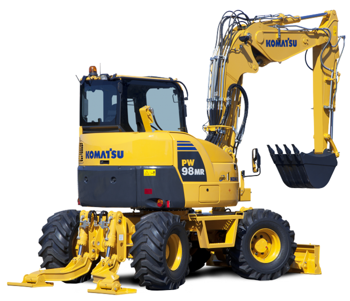 Мобильные экскаваторы Komatsu PW98MR-8 73172