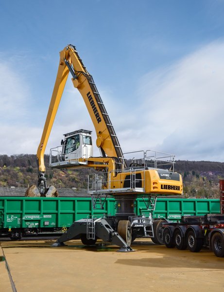 Мобильные экскаваторы Liebherr LH 60 M High Rise Industry Litronic 36885