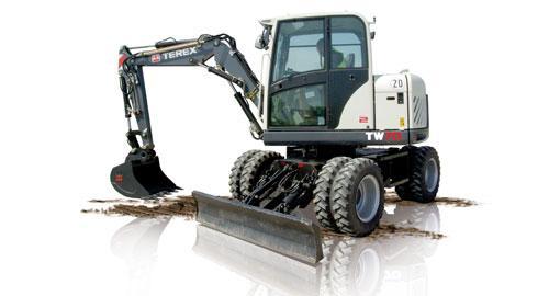 Мобильные экскаваторы Terex TW 70 73412