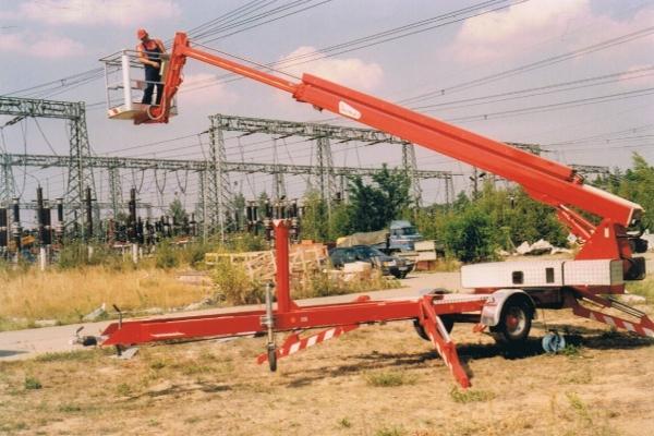 Подъемные платформы-прицепы с телескопической рукоятью Thomas Boom Lifts 180 NWT 31894