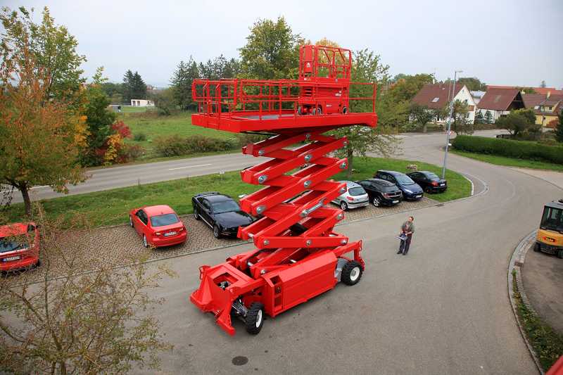 Ножничный подъёмник  Х на колесах PB S240-24E 4x4 64598