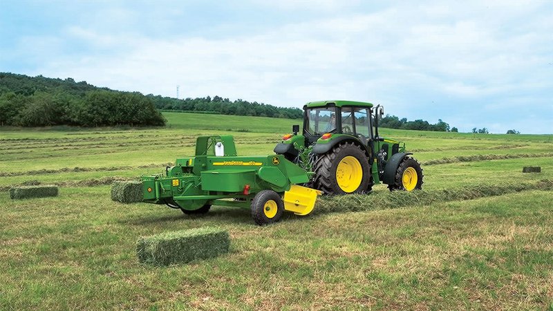 Пресс-подборщик крупногабаритный и пресс высокого давления John Deere 459 81975