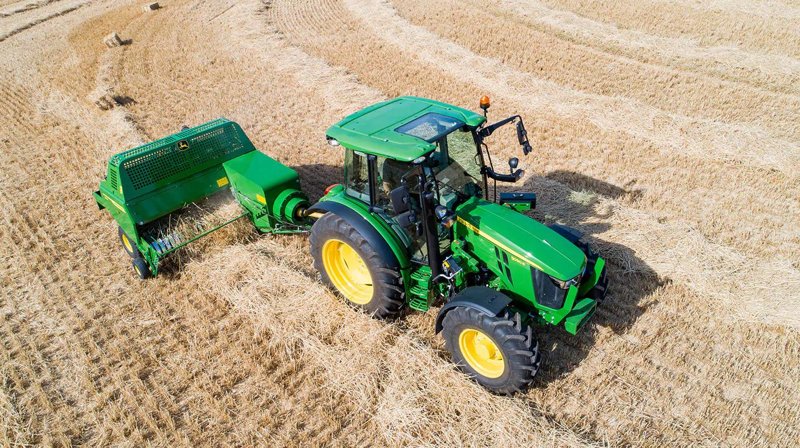 Пресс-подборщик крупногабаритный и пресс высокого давления John Deere S 180 82024