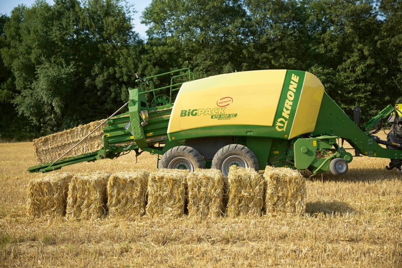 Пресс-подборщик крупногабаритный и пресс высокого давления Krone Big Pack 870 HDP XC 1271