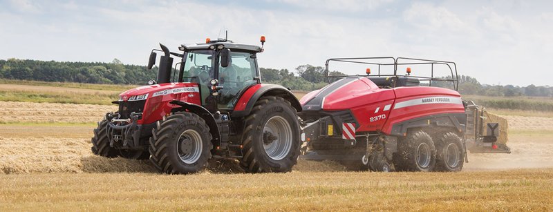 Пресс-подборщик крупногабаритный и пресс высокого давления Massey Ferguson MF 2370UHDTC 49963