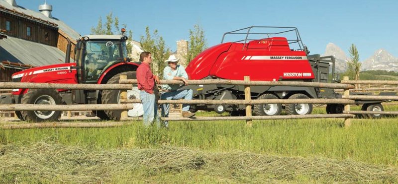 Пресс-подборщик крупногабаритный и пресс высокого давления Massey Ferguson MF 2190 SP 85843