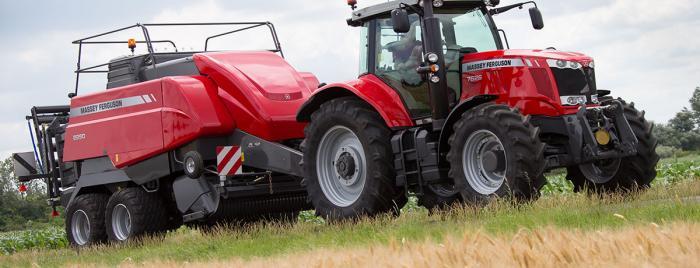 Пресс-подборщик крупногабаритный и пресс высокого давления Massey Ferguson MF 2290TP 1276