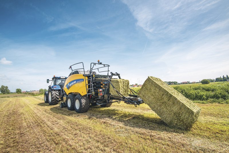 Пресс-подборщик крупногабаритный и пресс высокого давления New Holland BB 890 PC Plus 45495