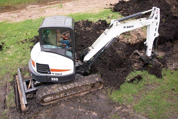 Мобильные экскаваторы Bobcat E55W 8221