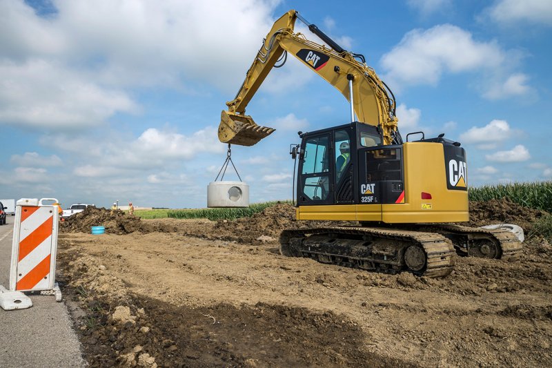 Гусеничные экскаваторы Caterpillar 325F L 5150