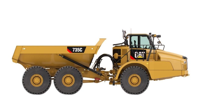 Сочлененные самосвалы Caterpillar 735C 4452