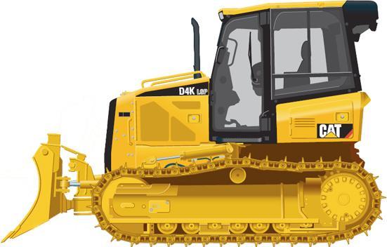 Бульдозеры Caterpillar D4K XL 3008