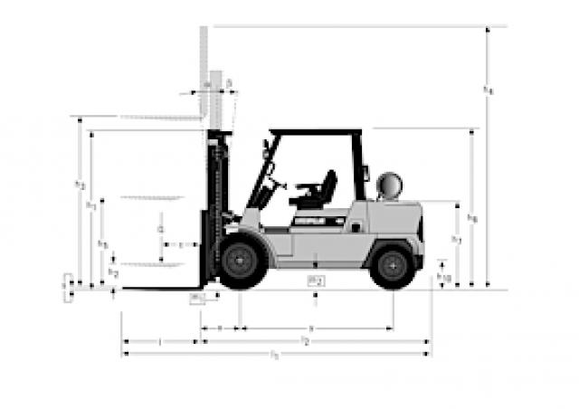 Фронтальный погрузчик Дизельный Caterpillar DP40K 22912