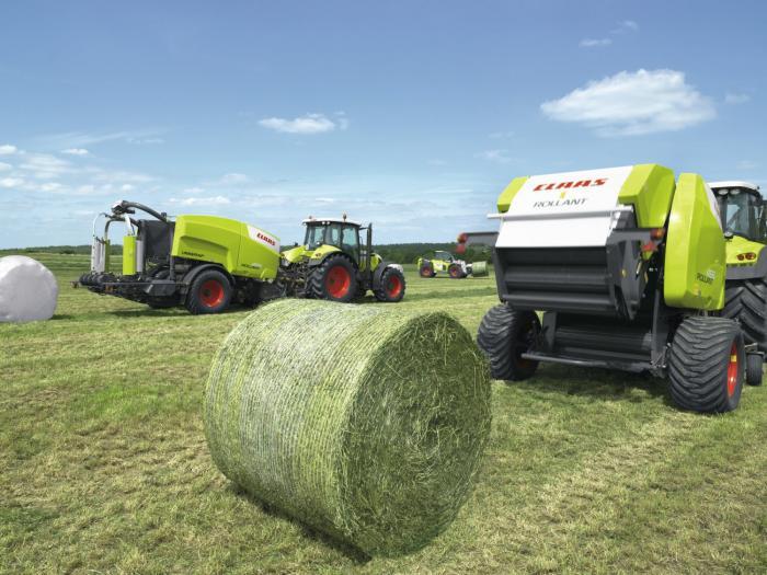 Рулонные пресс-подборщики Claas Rollant 455 RC Uniwrap 15657