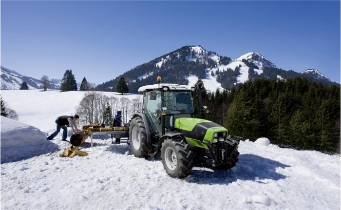 Тракторы с 4-х осевым DEUTZ-FAHR Agroplus 315 Ecoline DT 18246