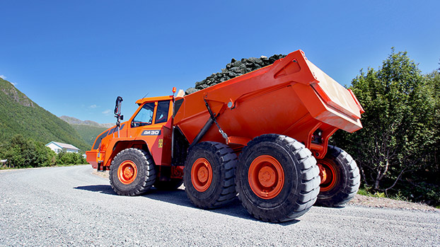 Сочлененные самосвалы Doosan DA30 8027