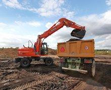 Мобильные экскаваторы Doosan DX140W-3 8256