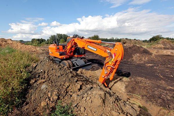 Мобильные экскаваторы Doosan DX160W-3 8240