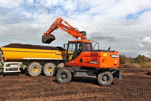 Мобильные экскаваторы Doosan DX160W-3 8242