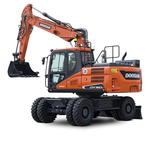 Мобильные экскаваторы Doosan DX190W-5 8267